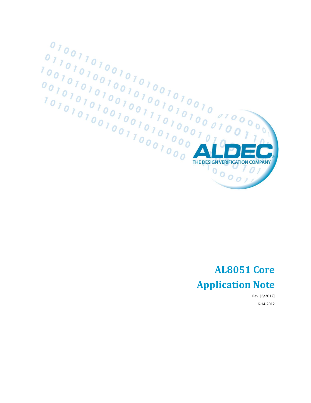 AL8051 Core Application Note Rev