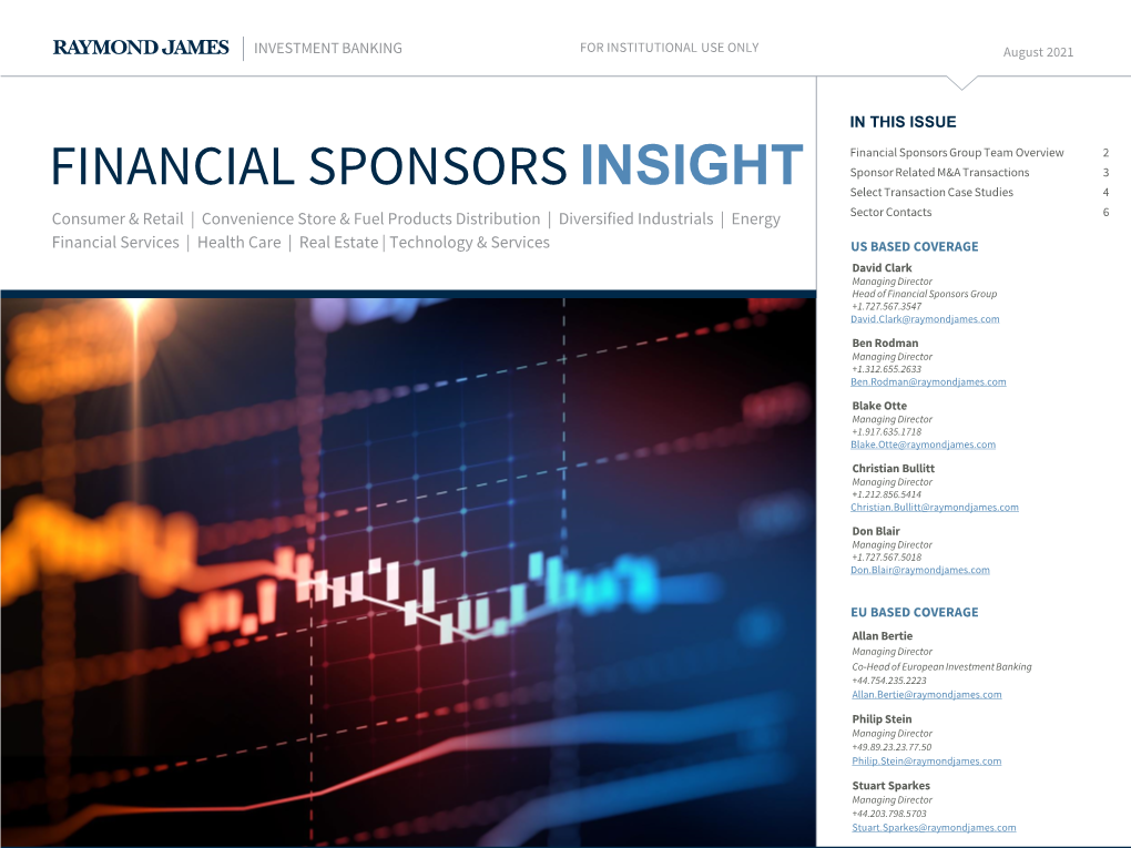 Financial Sponsors Insight
