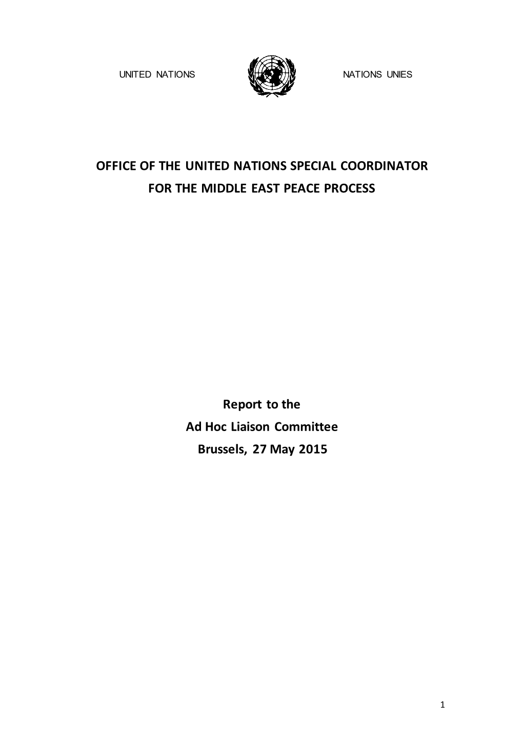 UN AHLC Report