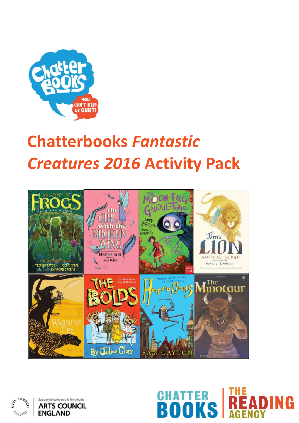 Fantastic Creatures 2016 Activity Pack