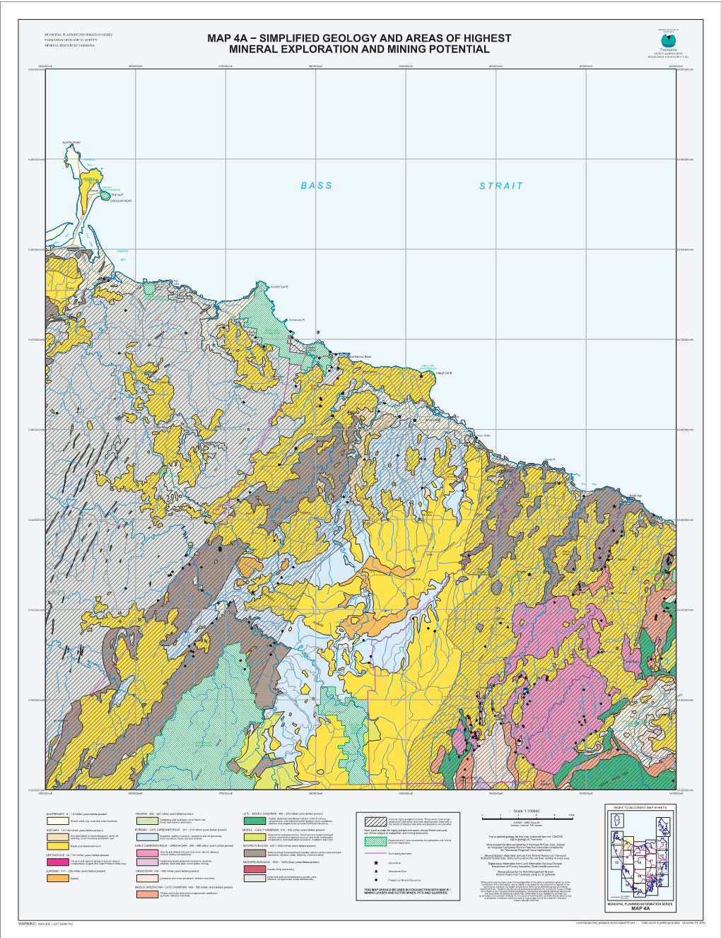 Map 4A − Simplified Geology
