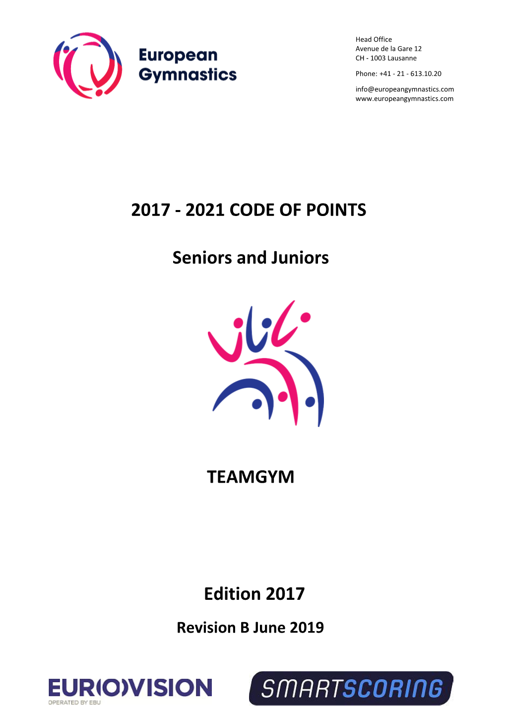 2017 - 2021 Code of Points