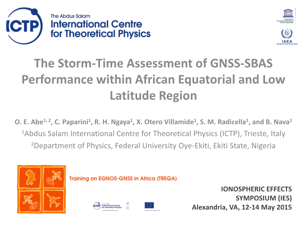 The Storm-Time Assessment of GNSS-SBAS Performance Within African Equatorial and Low Latitude Region