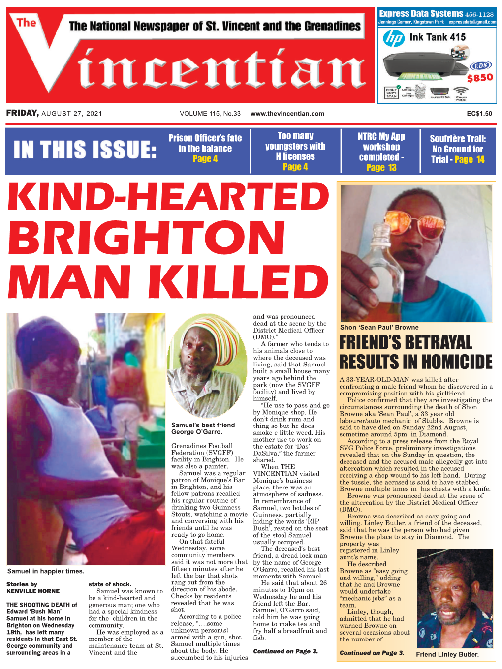Kind-Hearted Brighton Man Killed