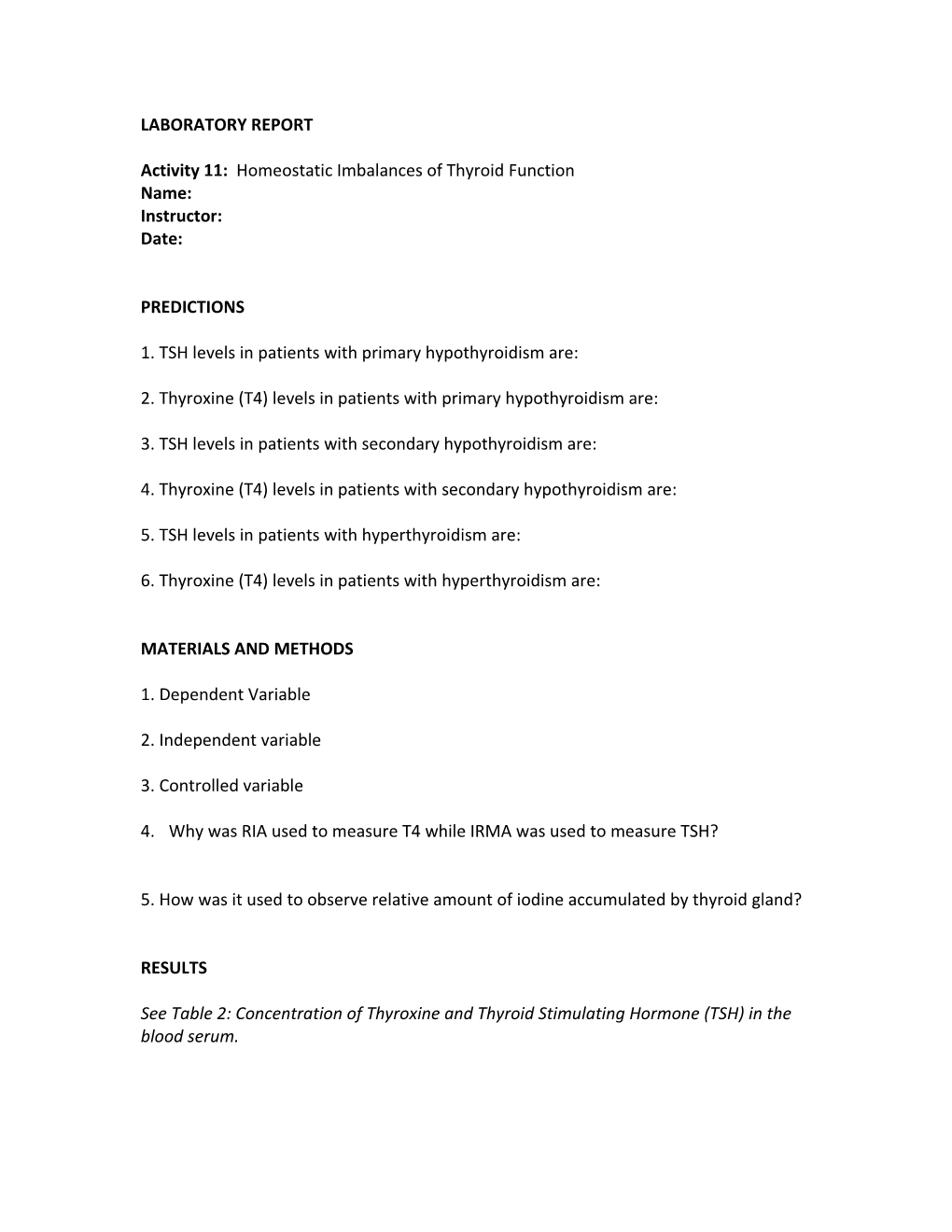 Hypothryoidsim and Hyerpthyroidism