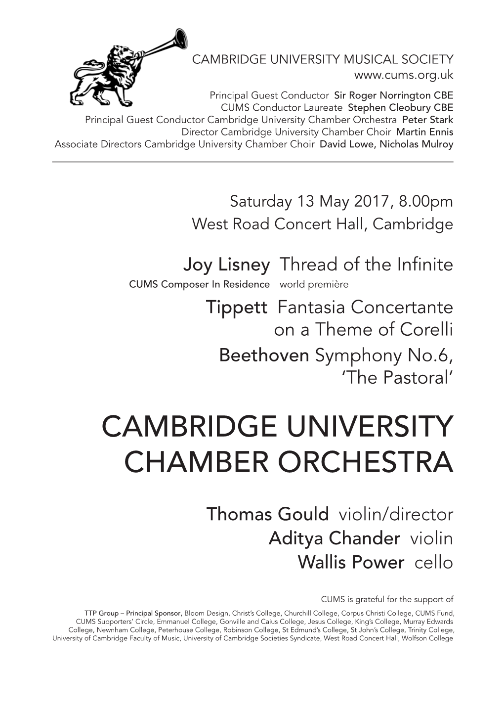 Cambridge University Chamber Orchestra