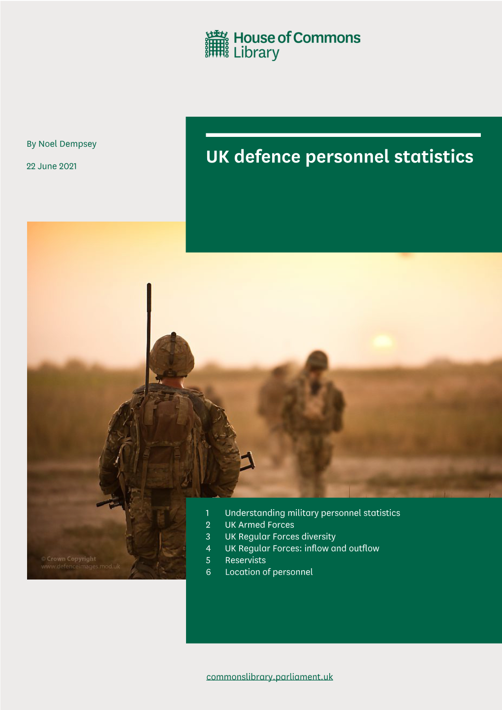 UK Defence Personnel Statistics