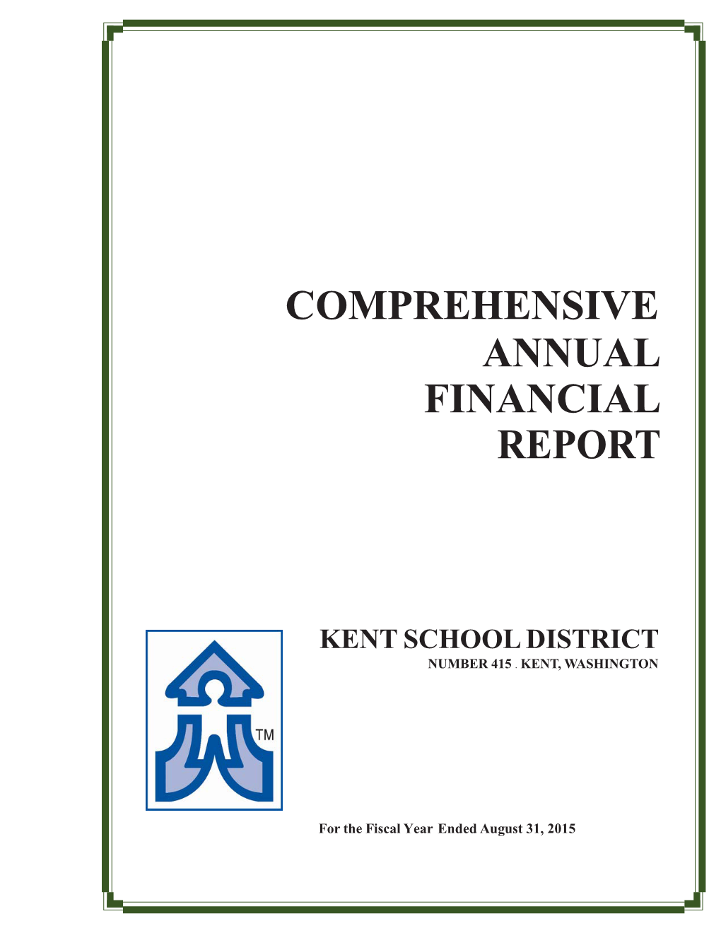 2014-2015 Comprehensive Annual Financial Report