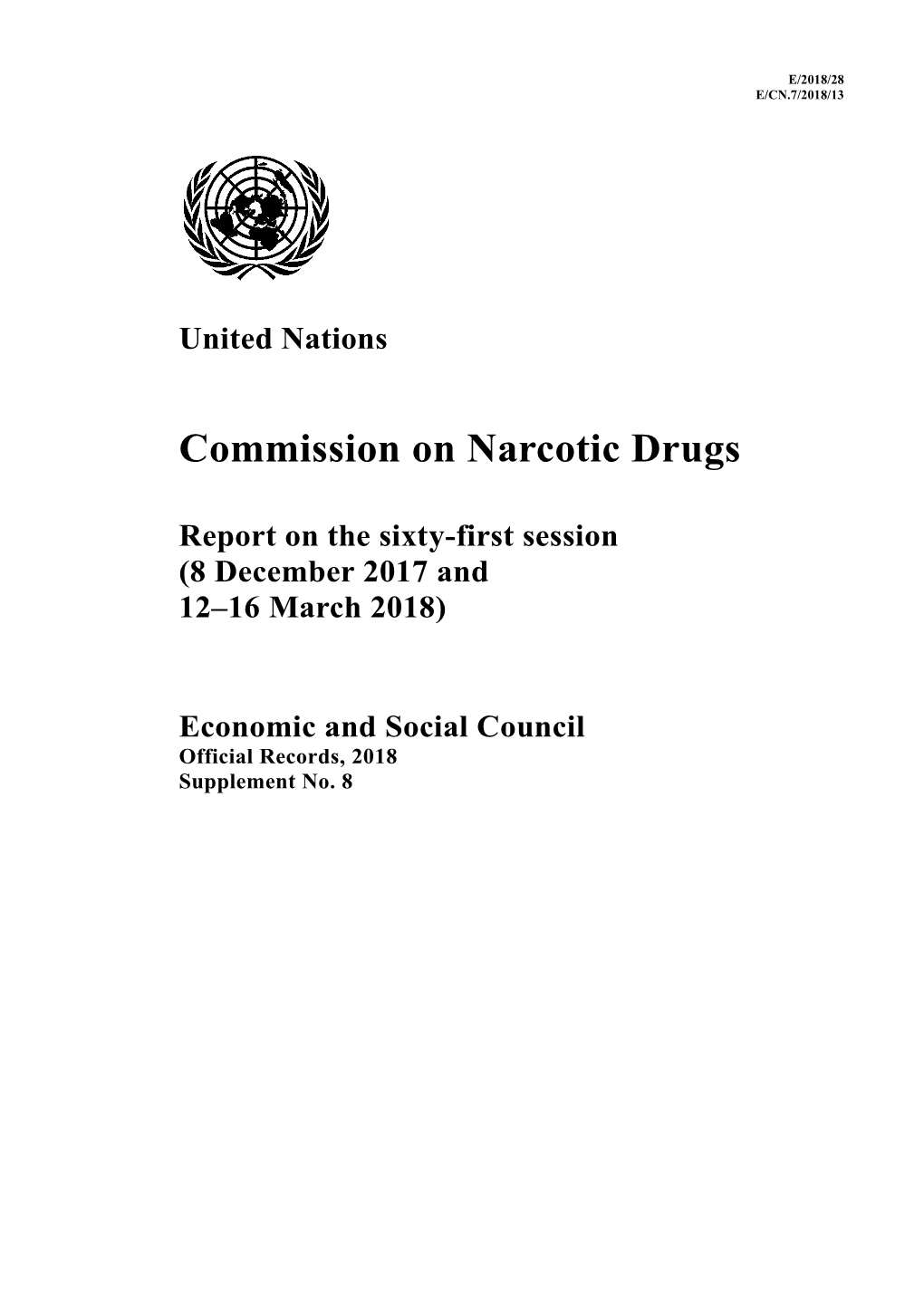 Commission on Narcotic Drugs