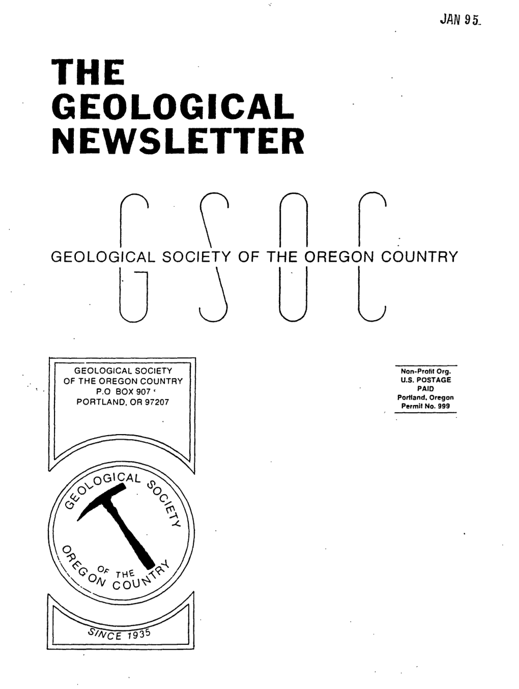 The Geological Newsletter