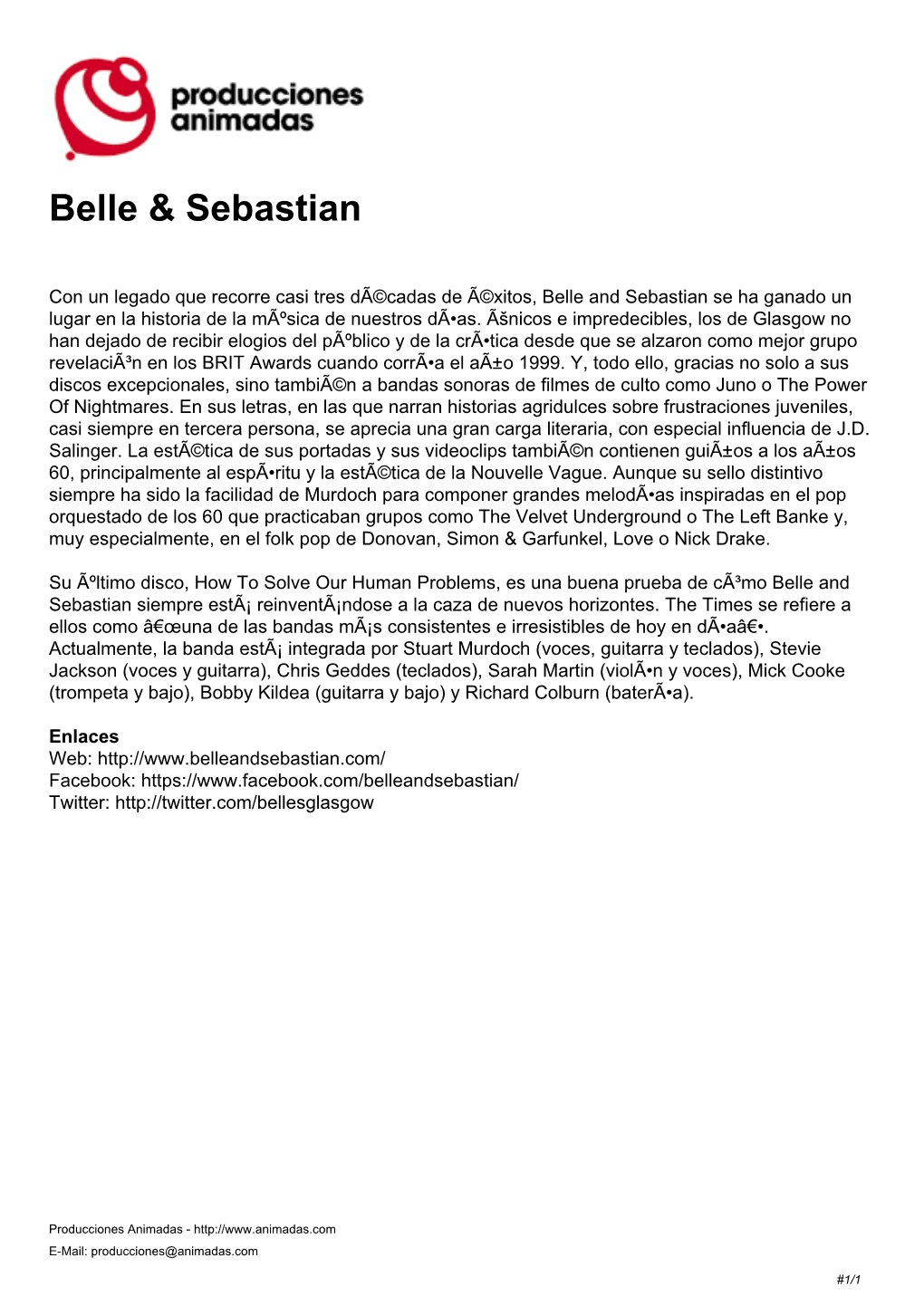 Belle & Sebastian