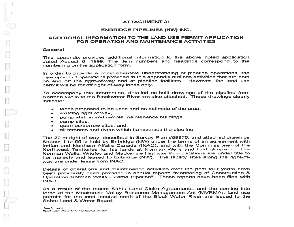 Attachment 3: Enbridge Pipelines (Nw)