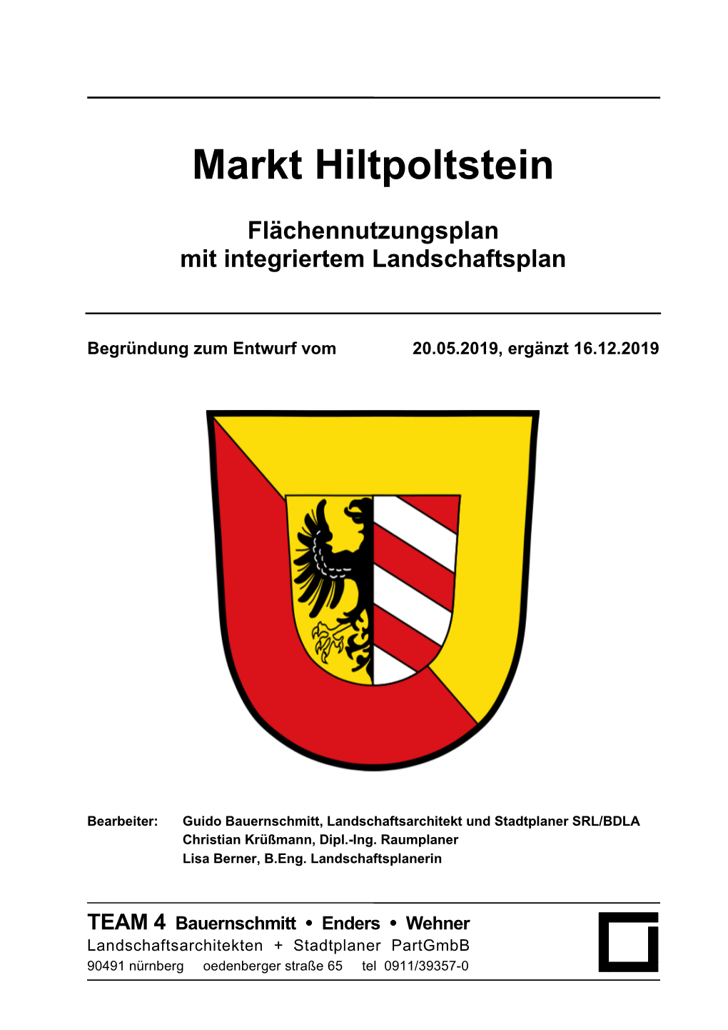 Flächennutzungsplan Mit Integriertem Landschaftsplan