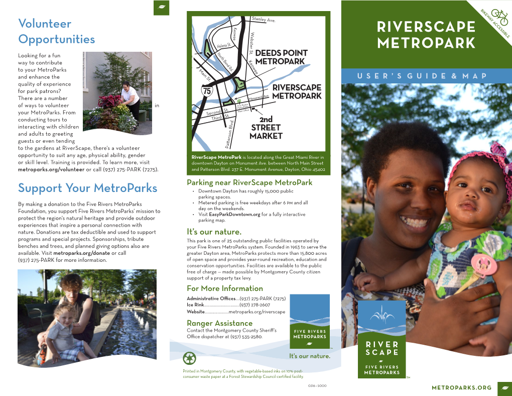 Riverscape Metropark Is Located Along the Great Miami River in Or Skill Level