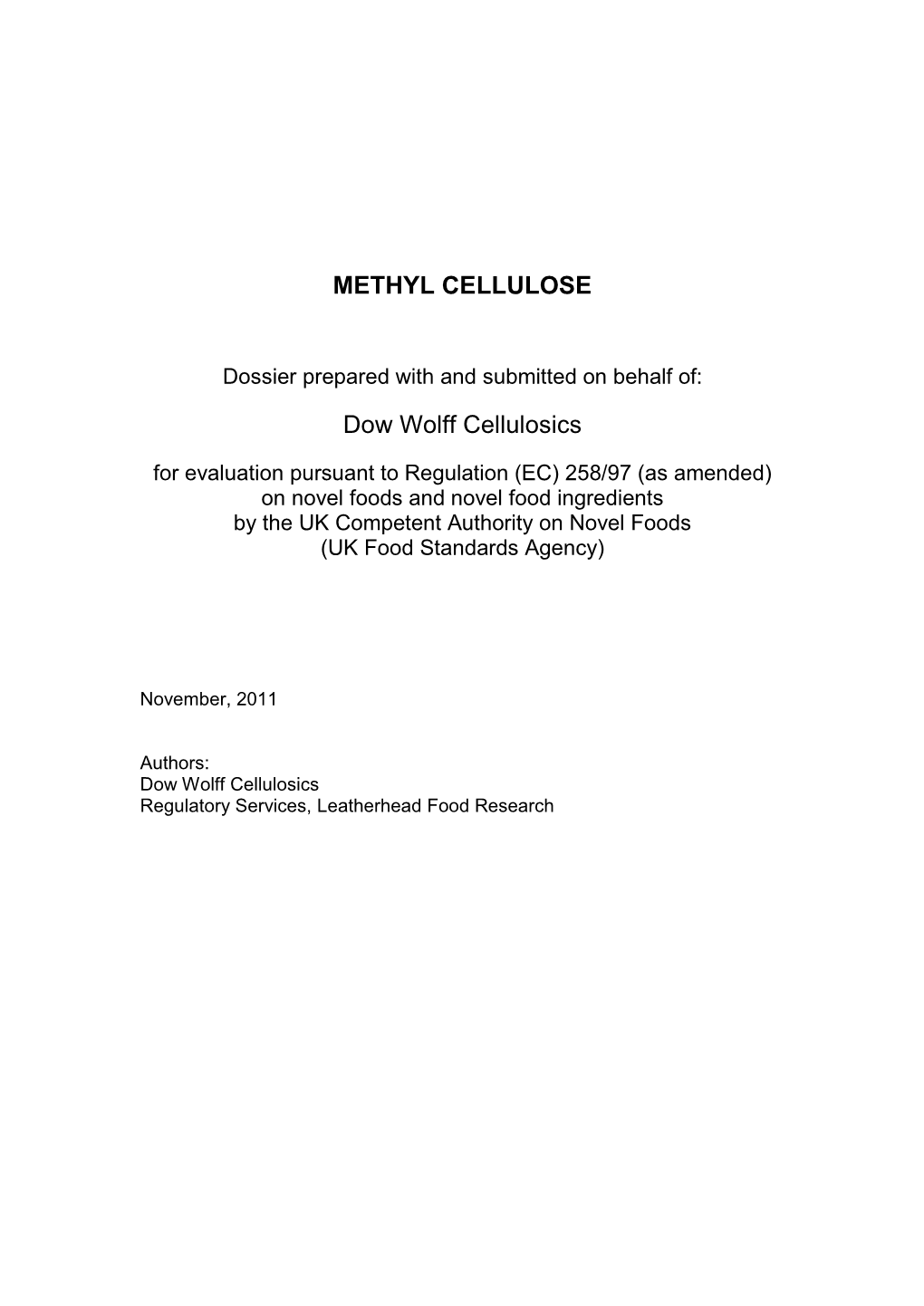 Methyl Cellulose