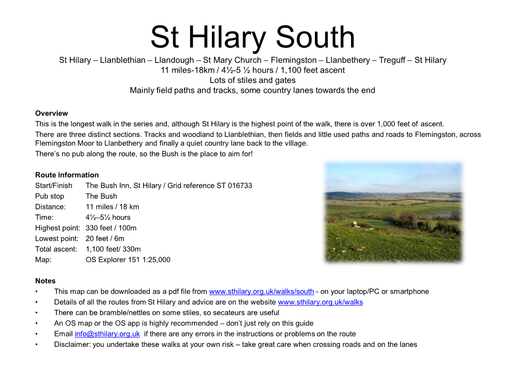 St Hilary South