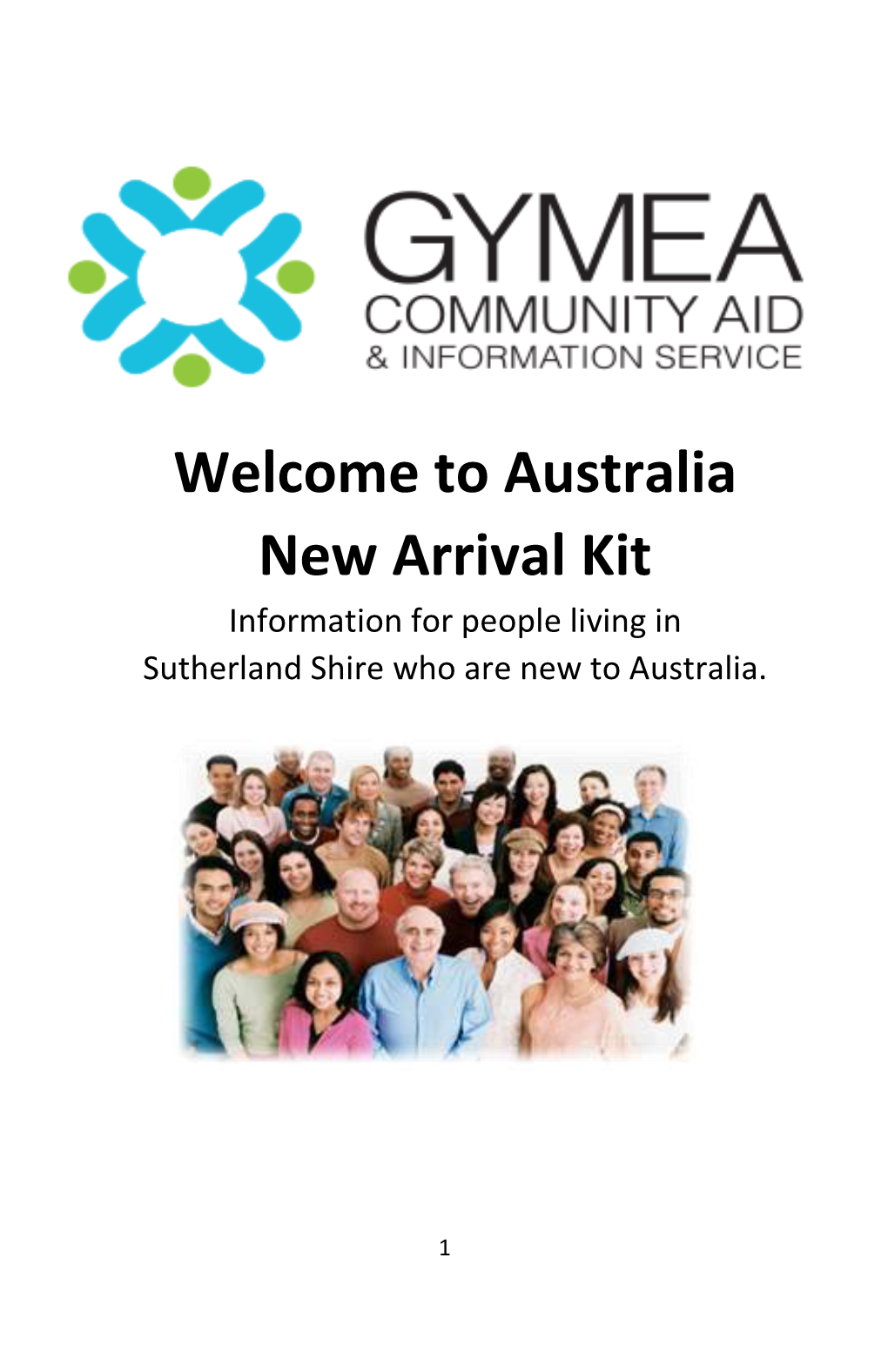 Welcome to Australia New Arrival Kit