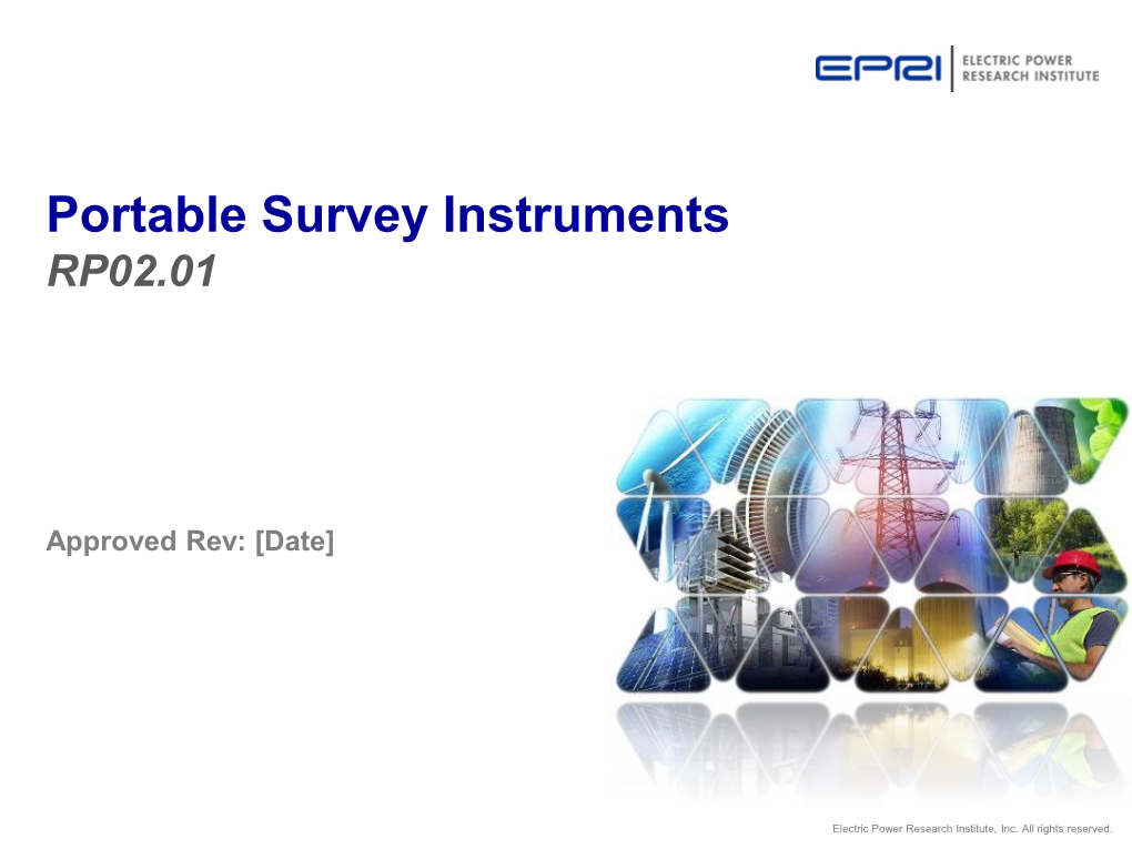 Performing Radiation & Contamination Surveys RP02.02