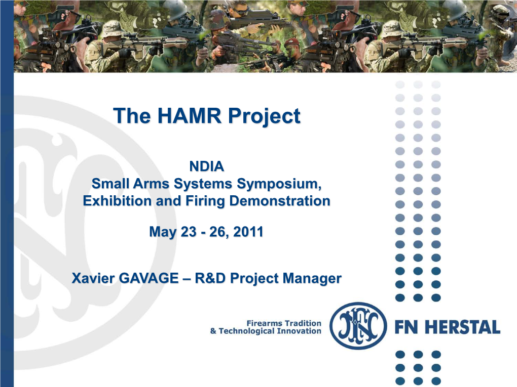 The HAMR Project