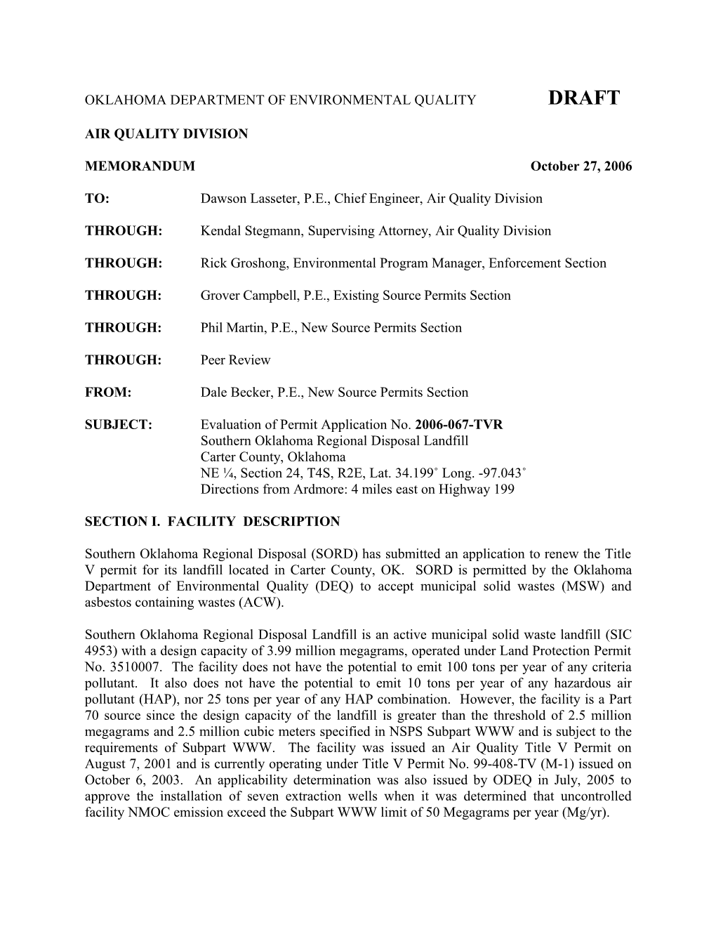 Oklahoma Department of Environmental Quality s10