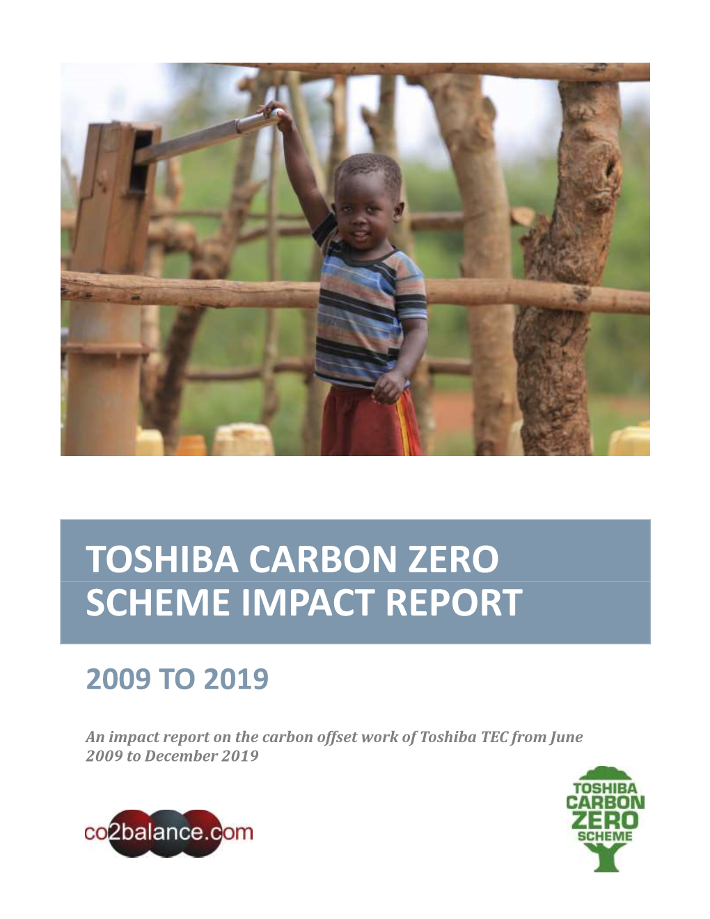 Toshiba Carbon Zero Scheme Impact Report