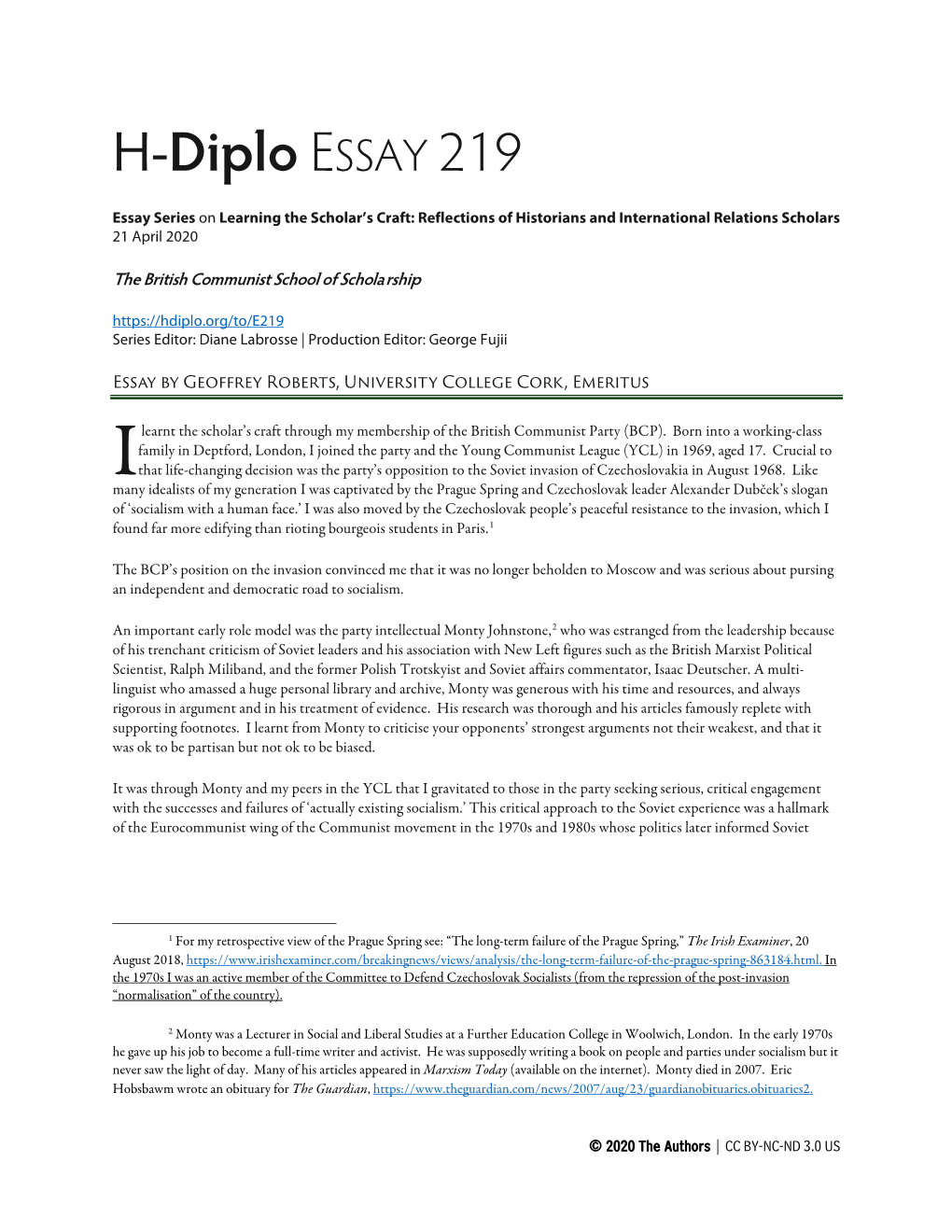 H-Diplo ESSAY 219