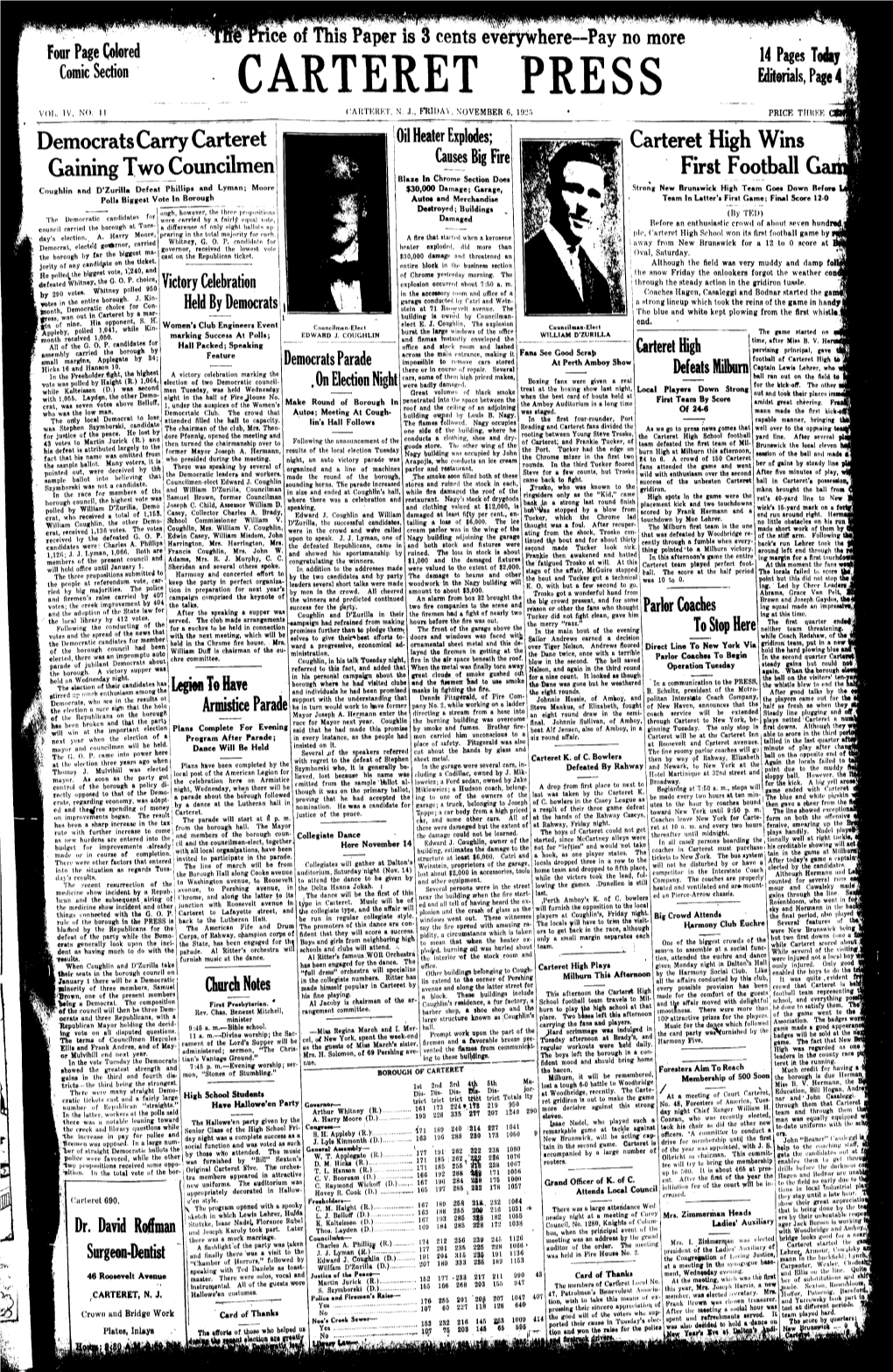 CARTERET PRESS Editorials, Page 4 VOL