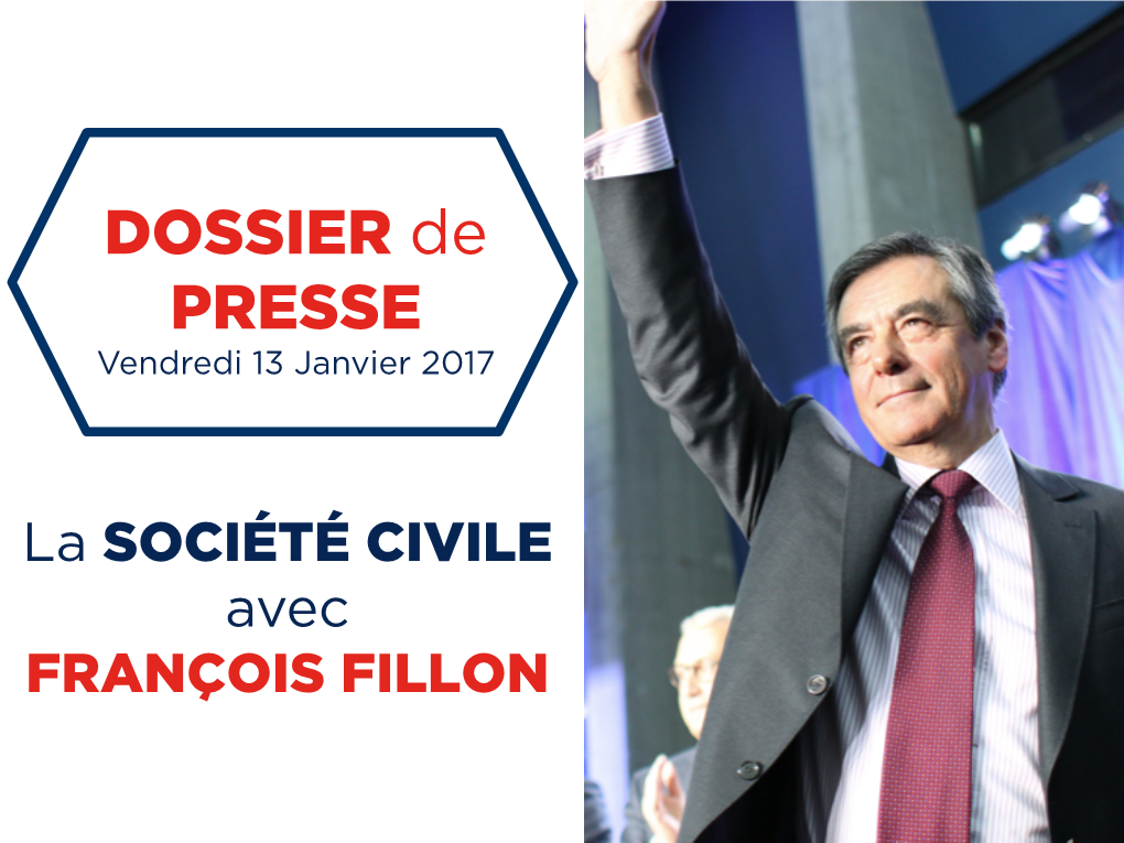 DOSSIER De PRESSE Vendredi 13 Janvier 2017