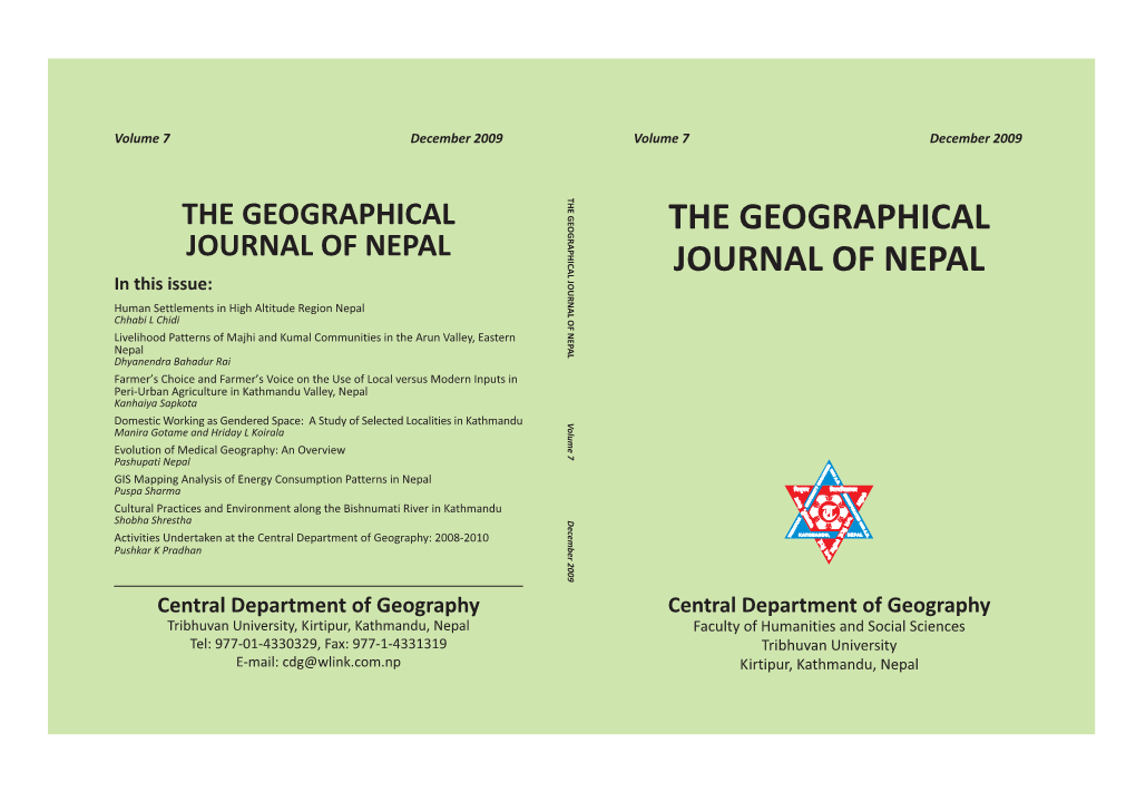 Journal Vol. 7, 2009 with Cover