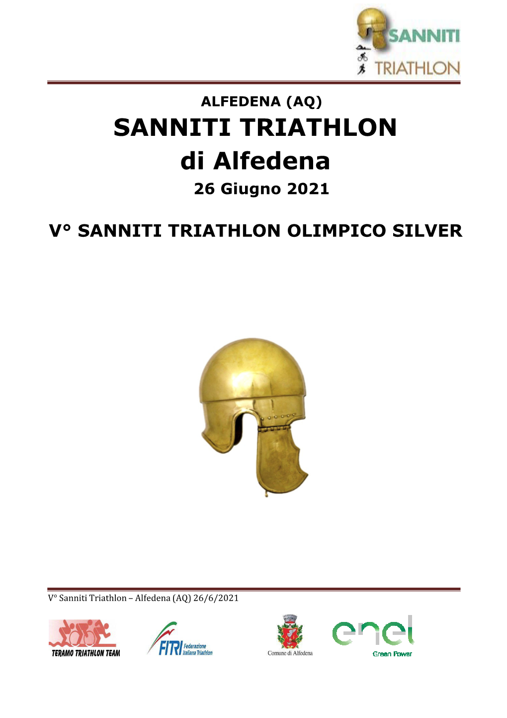 SANNITI TRIATHLON Di Alfedena 26 Giugno 2021