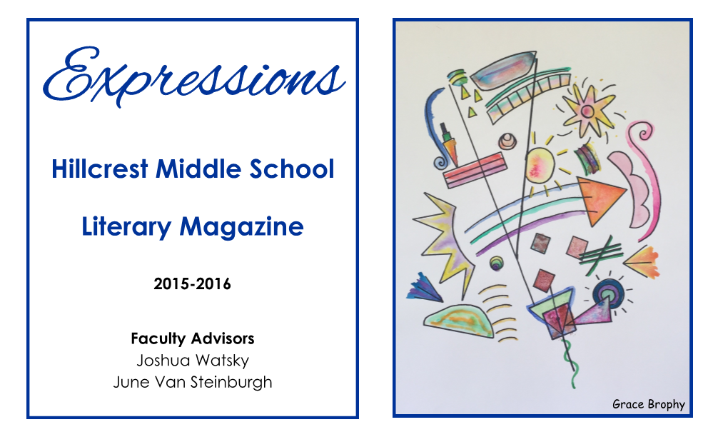 Hillcrest Middle School Literary Magazine