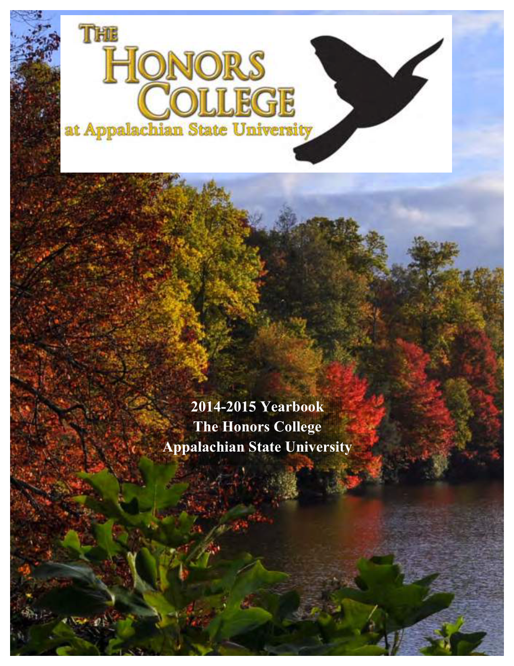 2014-2015 Yearbook the Honors College Appalachian State University
