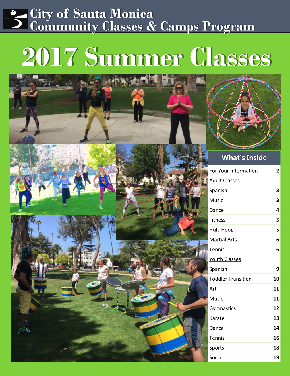 2017 Summer Classes
