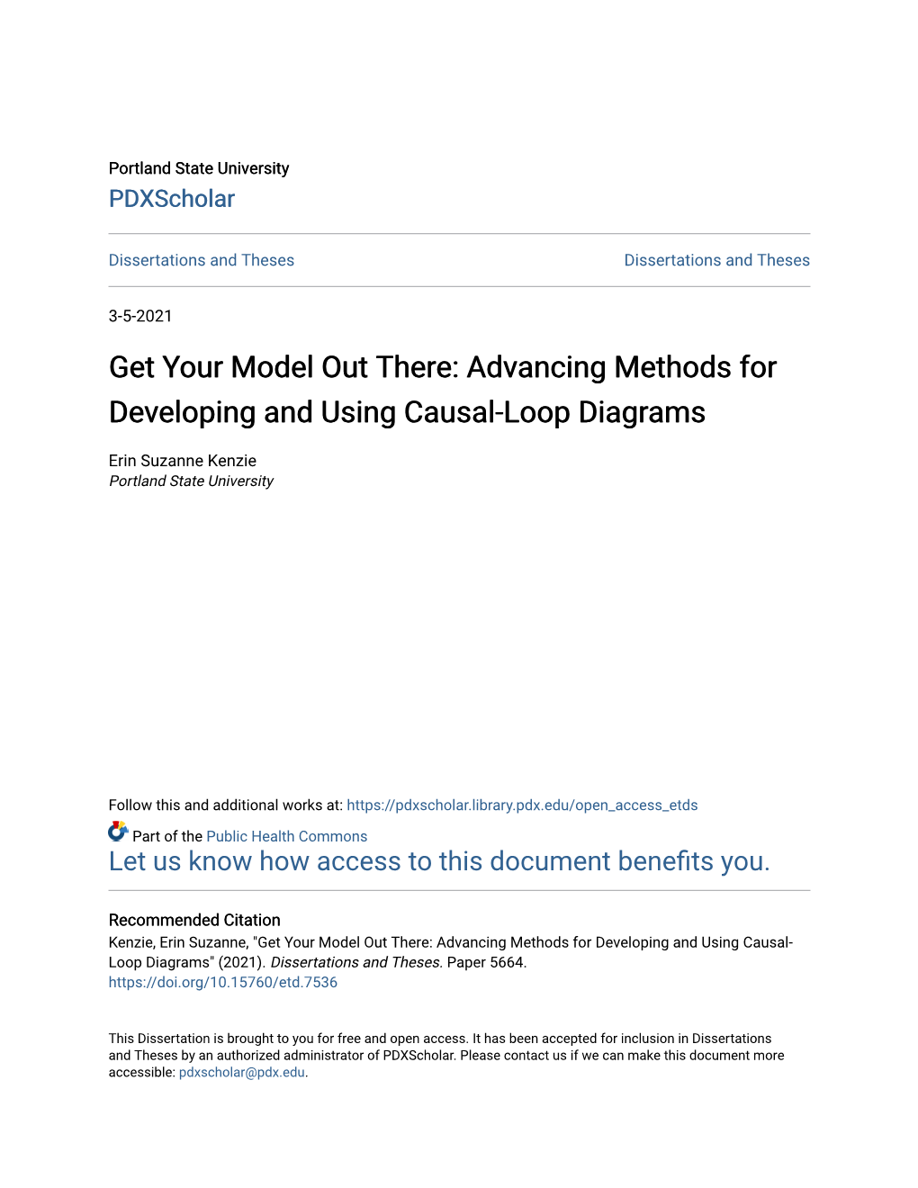 Advancing Methods for Developing and Using Causal-Loop Diagrams