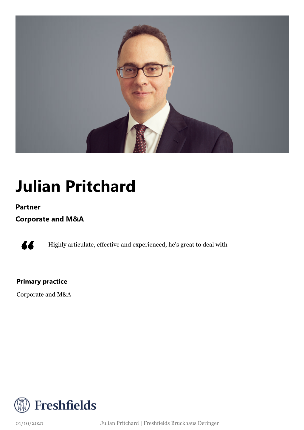 Julian Pritchard