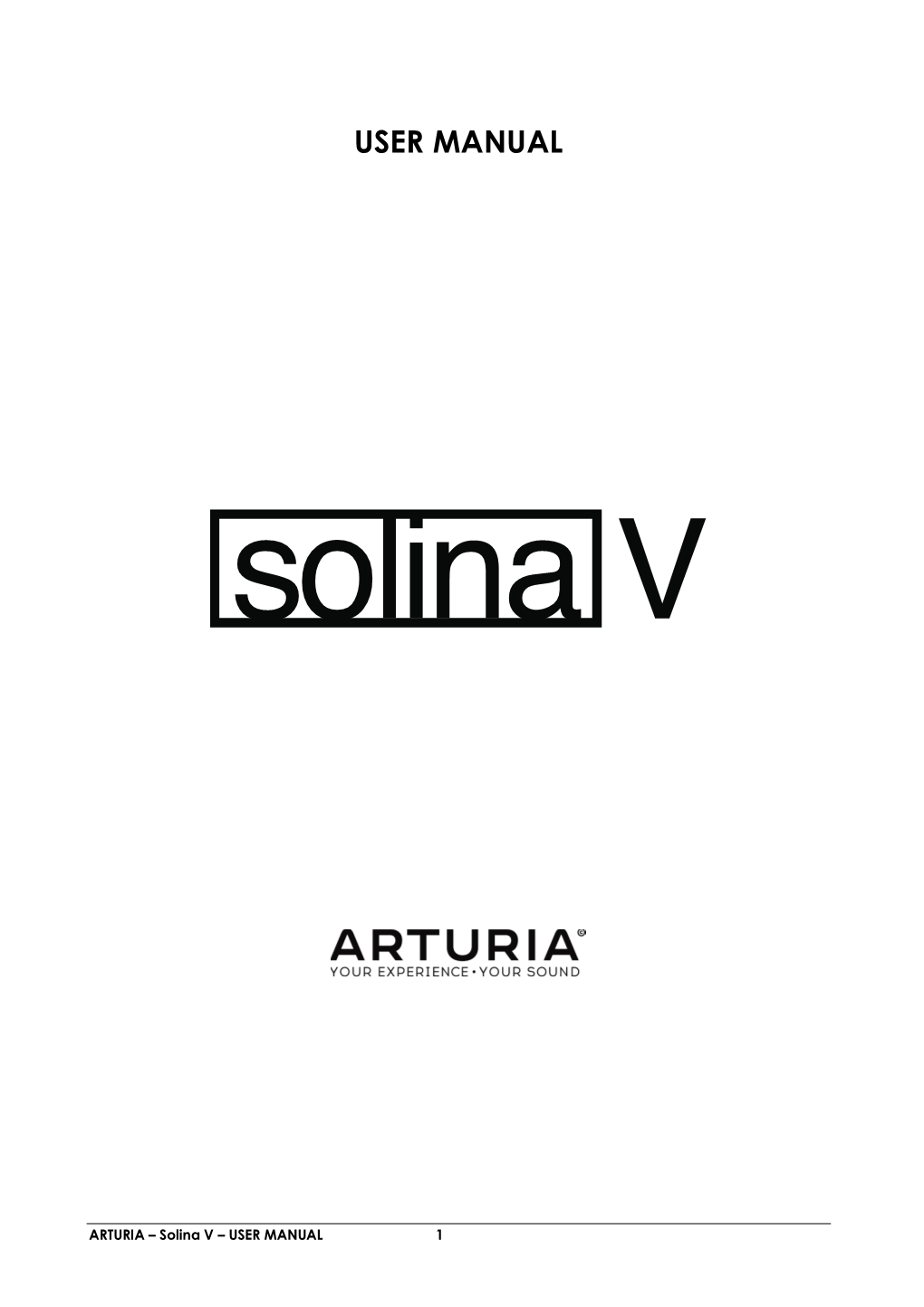 User Manual Solina V