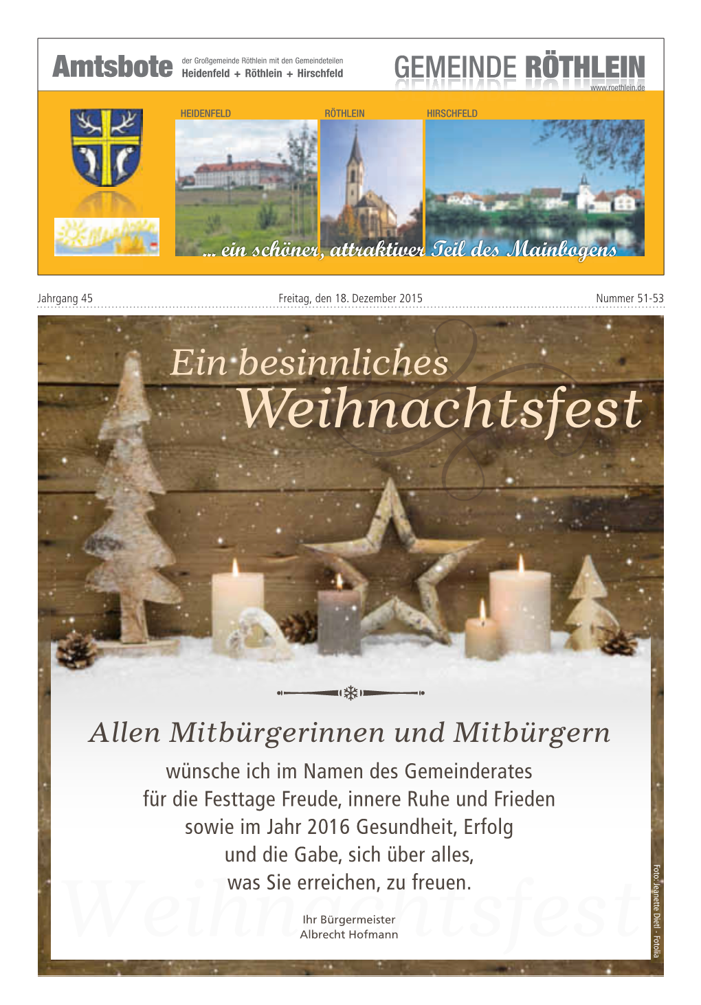 Ein Besinnliches Weihnachtsfest