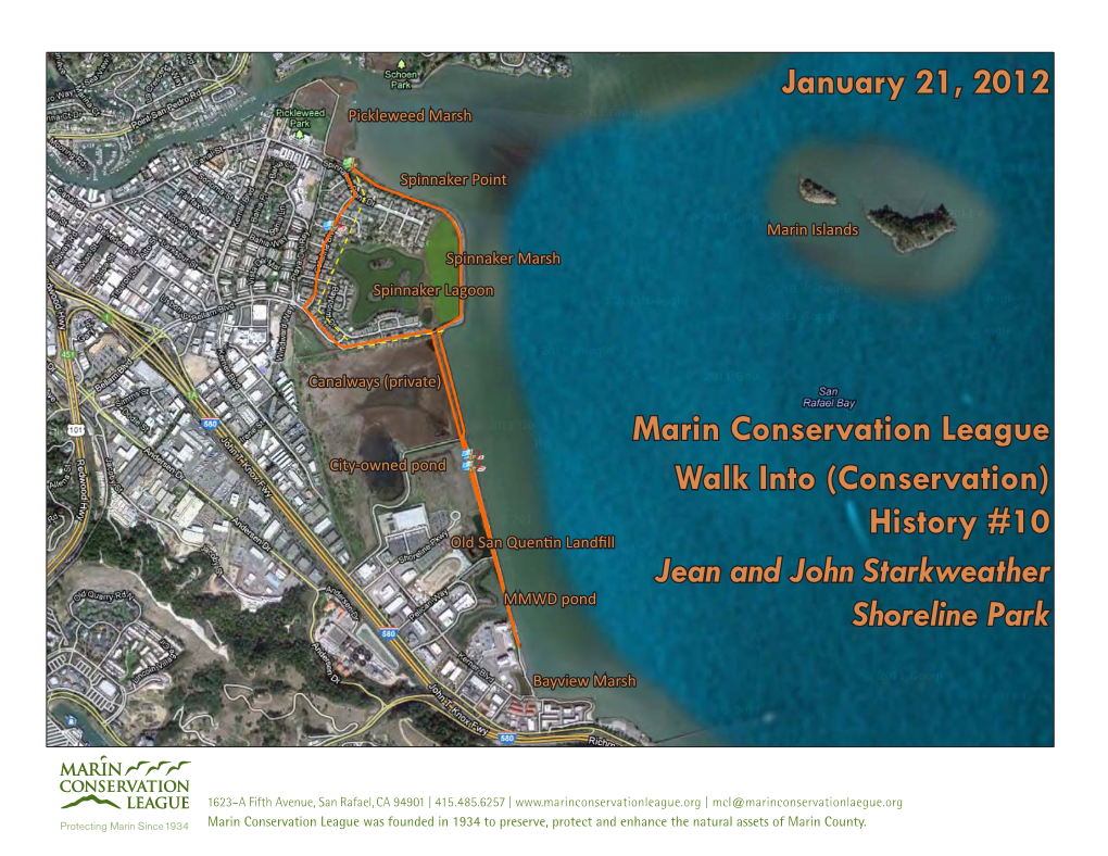 (Conservation) History #10 Jean and John Starkweather Shoreline Park