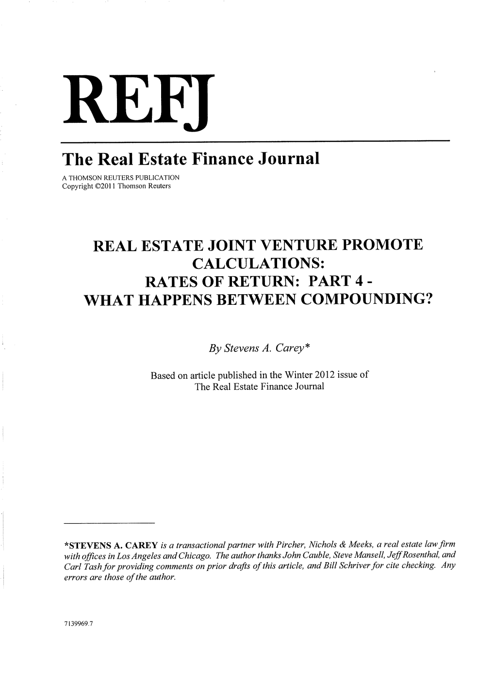 Part 4- What Happens Between Compounding?