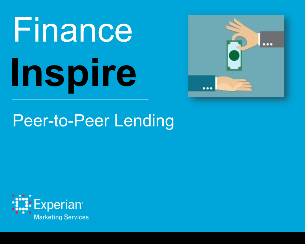 Peer-To-Peer Lending