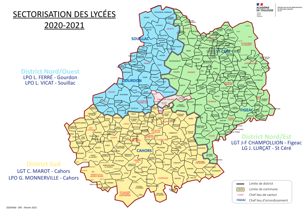 Sectorisation Des Lycees 2020-2021