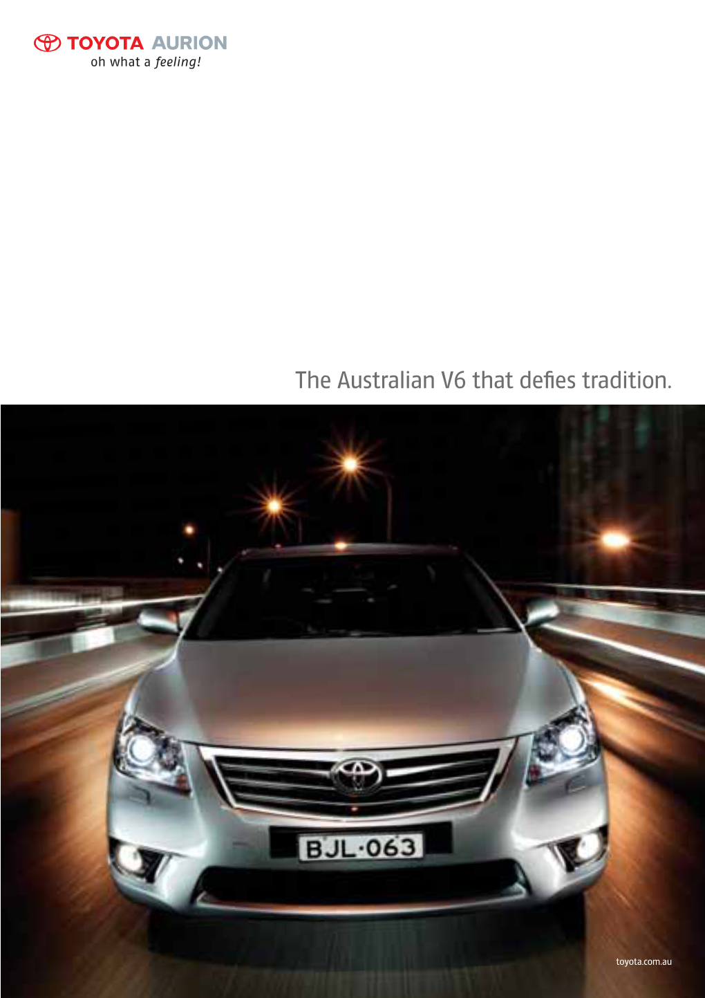 Brochure: Toyota XV40.II Aurion