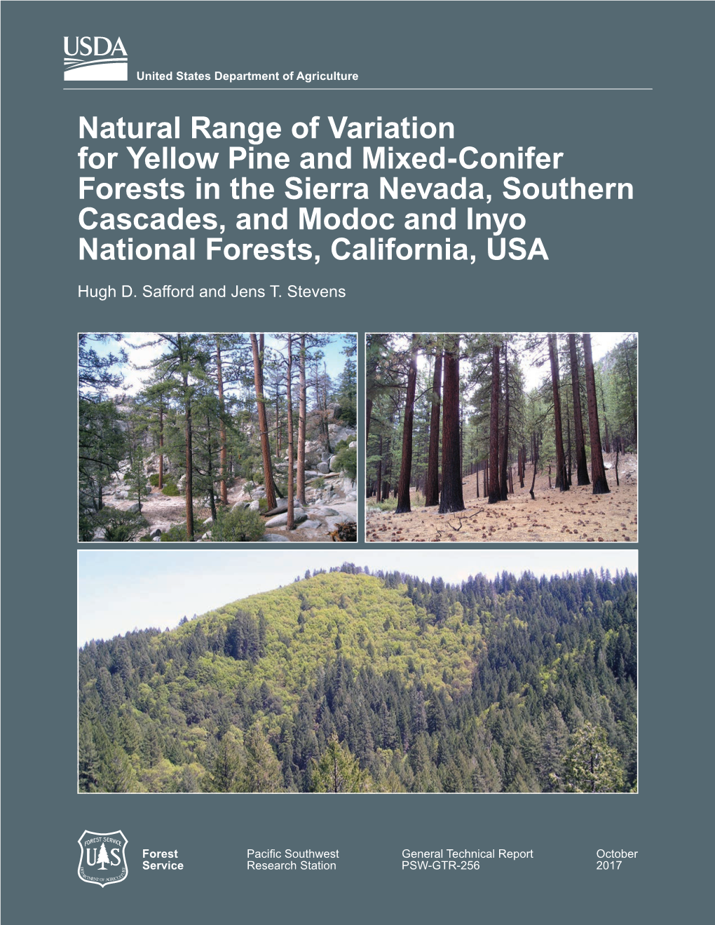 Natural Range of Variation for Yellow Pine And