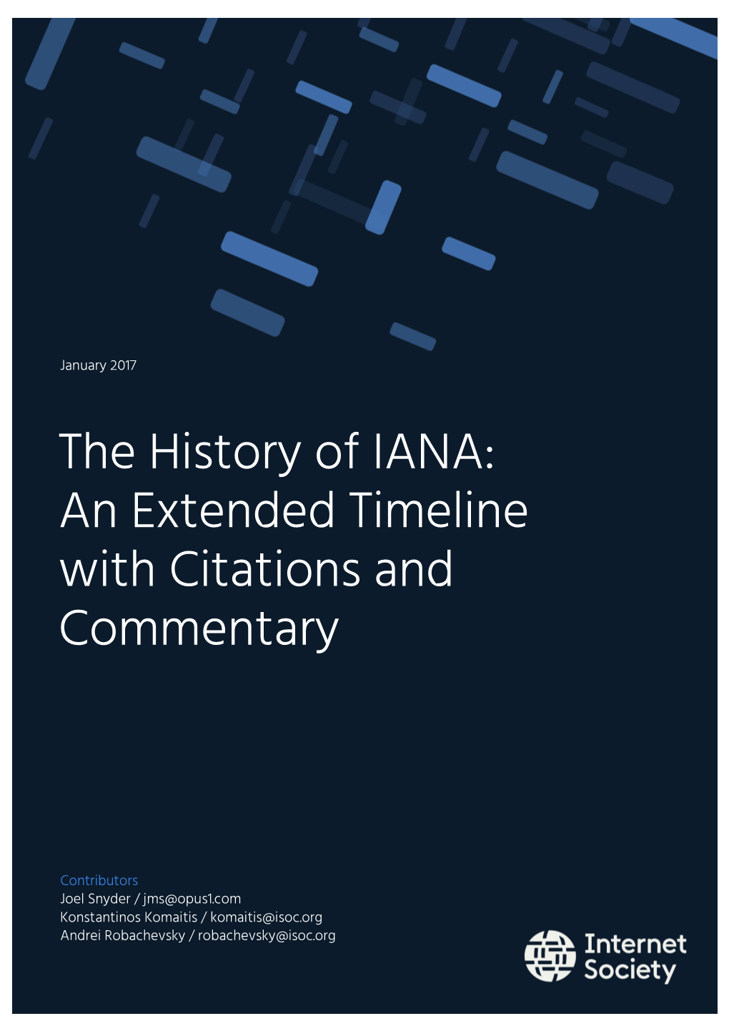 The IANA Timeline