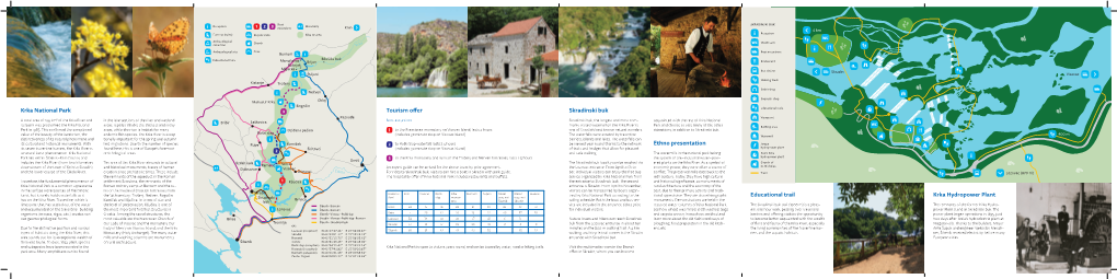 Krka National Park Skradinski Buk Ethno Presentation Tourism Offer Educational Trail Krka Hydropower Plant