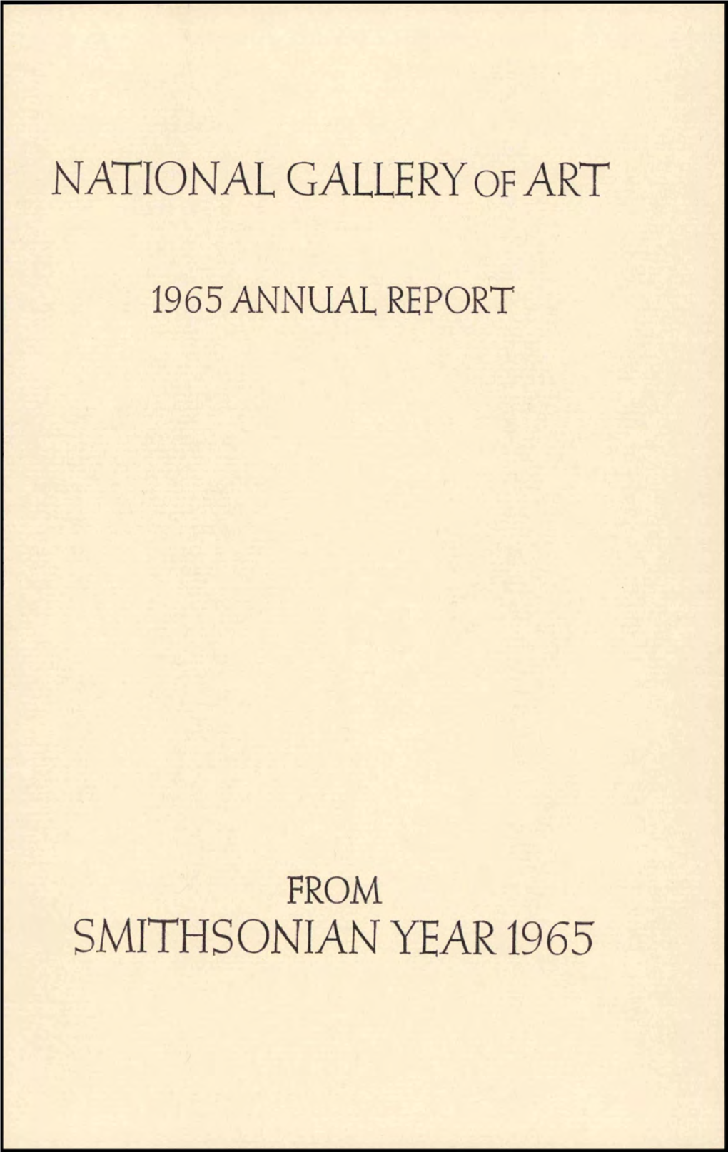 Annual Report 1965