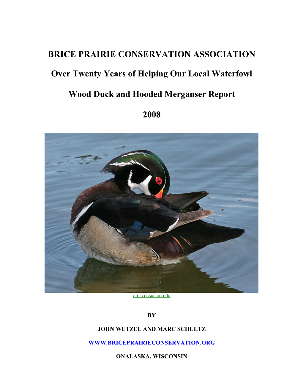 Brice Prairie Conservation Association