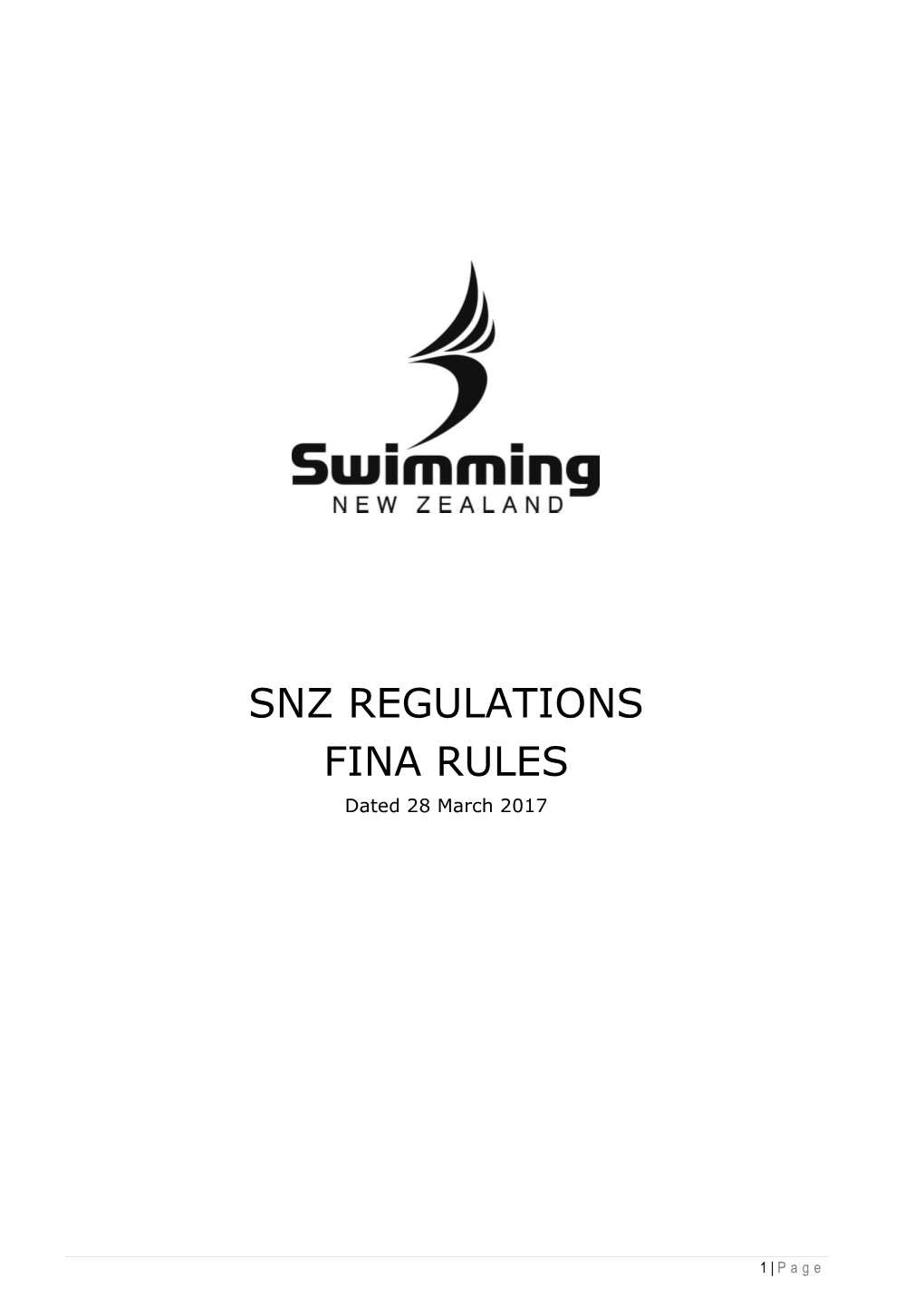 Swimming Regulations