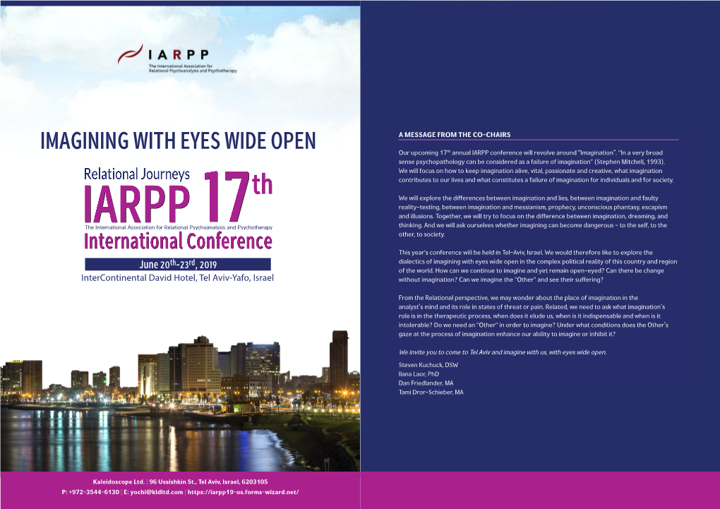 IARPP 2019 Conference Brochure