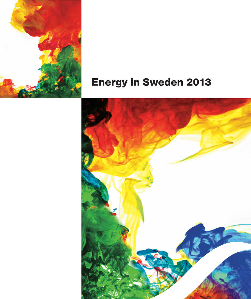 Energy in Sweden 2013